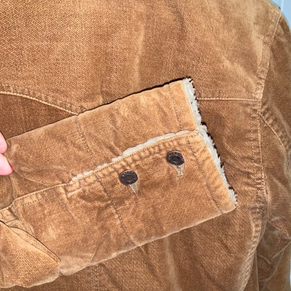 fluffy brown jacket - Picture 5 of 6